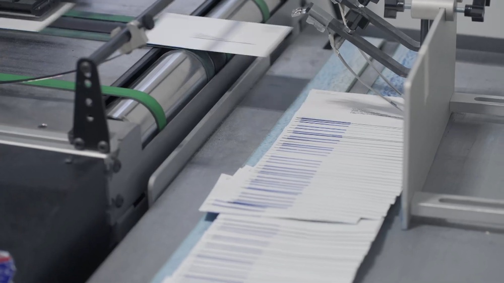 Inkjet addressing line